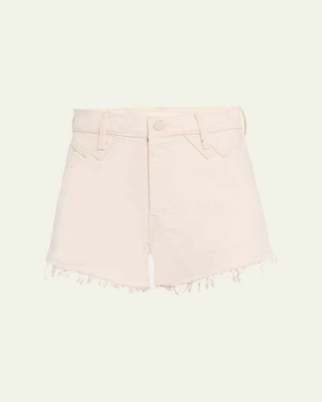 The Rocky Tomcat Kick Fray Denim Shorts